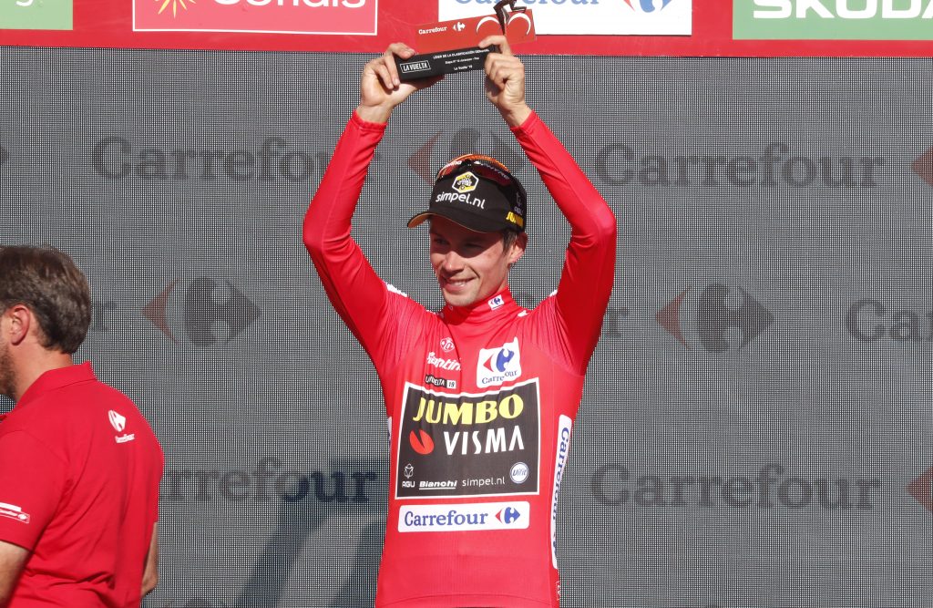 Cycling:  La Vuelta Stage 10 RED LEADER JERSEY ROGLIC Primoz  ROGLIC, Slovenia