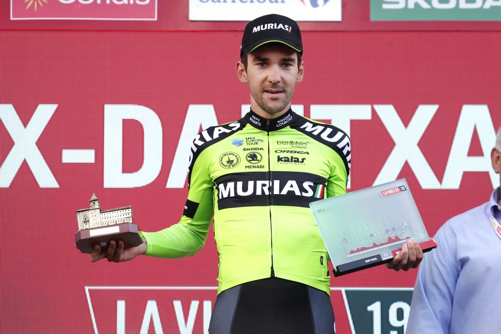 Tour of Spain 2019 Stage 11: Winner Mikel  ITURRIA SEGUROLA

Saint Palais to Urdax-Dantxarinea (180 km).