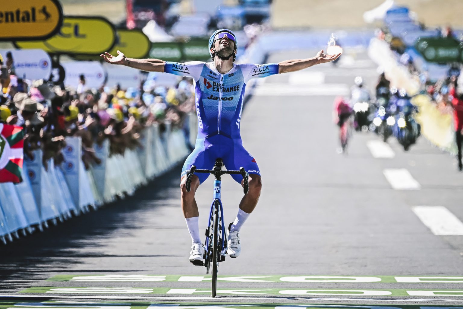 Tour de France велогонщики